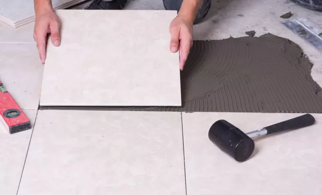 Pose de carrelage au sol, Saint-Germain-en-Laye, ADM Renovation
